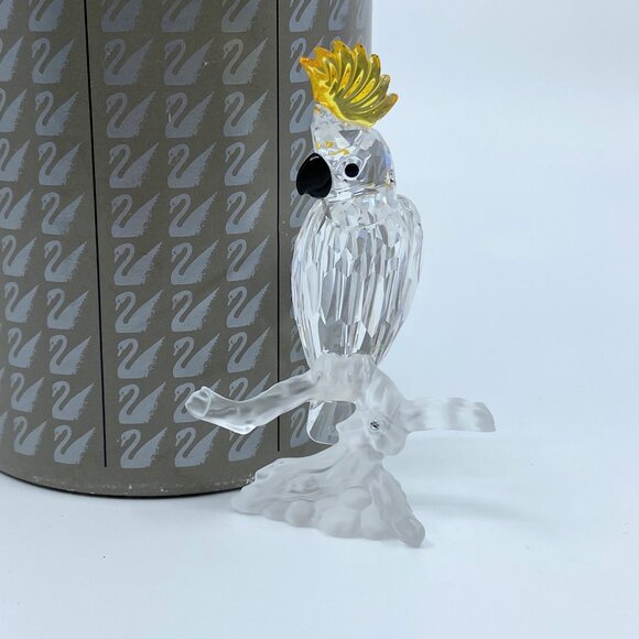 Other - Swarovski Crystal Cockatoo Figurine 3" Feathered Friends Series w/box S139